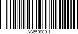 Código de barras (EAN, GTIN, SKU, ISBN): 'AS653988-1'