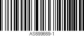 Código de barras (EAN, GTIN, SKU, ISBN): 'AS699669-1'