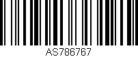 Código de barras (EAN, GTIN, SKU, ISBN): 'AS786767'