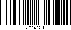 Código de barras (EAN, GTIN, SKU, ISBN): 'AS8427-1'