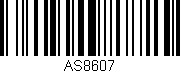 Código de barras (EAN, GTIN, SKU, ISBN): 'AS8607'