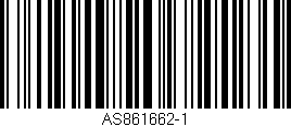 Código de barras (EAN, GTIN, SKU, ISBN): 'AS861662-1'