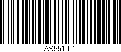 Código de barras (EAN, GTIN, SKU, ISBN): 'AS9510-1'