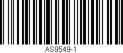 Código de barras (EAN, GTIN, SKU, ISBN): 'AS9549-1'