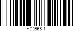 Código de barras (EAN, GTIN, SKU, ISBN): 'AS9565-1'