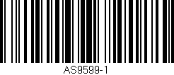 Código de barras (EAN, GTIN, SKU, ISBN): 'AS9599-1'