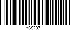 Código de barras (EAN, GTIN, SKU, ISBN): 'AS9737-1'