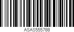 Código de barras (EAN, GTIN, SKU, ISBN): 'ASAS555788'