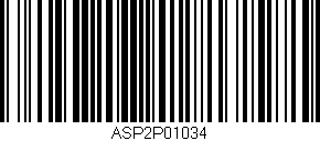 Código de barras (EAN, GTIN, SKU, ISBN): 'ASP2P01034'