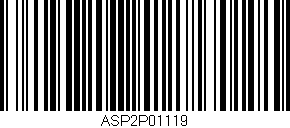 Código de barras (EAN, GTIN, SKU, ISBN): 'ASP2P01119'