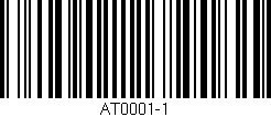 Código de barras (EAN, GTIN, SKU, ISBN): 'AT0001-1'