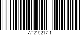 Código de barras (EAN, GTIN, SKU, ISBN): 'AT219217-1'