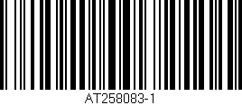 Código de barras (EAN, GTIN, SKU, ISBN): 'AT258083-1'