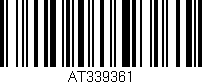 Código de barras (EAN, GTIN, SKU, ISBN): 'AT339361'
