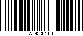 Código de barras (EAN, GTIN, SKU, ISBN): 'AT436811-1'