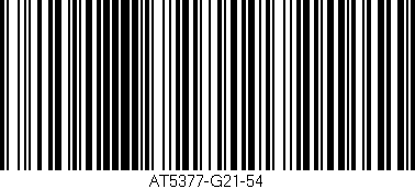 Código de barras (EAN, GTIN, SKU, ISBN): 'AT5377-G21-54'