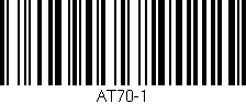Código de barras (EAN, GTIN, SKU, ISBN): 'AT70-1'