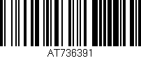 Código de barras (EAN, GTIN, SKU, ISBN): 'AT736391'
