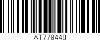 Código de barras (EAN, GTIN, SKU, ISBN): 'AT778440'