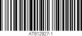 Código de barras (EAN, GTIN, SKU, ISBN): 'AT812927-1'