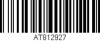 Código de barras (EAN, GTIN, SKU, ISBN): 'AT812927'