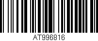 Código de barras (EAN, GTIN, SKU, ISBN): 'AT996816'