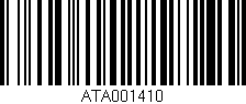 Código de barras (EAN, GTIN, SKU, ISBN): 'ATA001410'