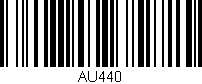 Código de barras (EAN, GTIN, SKU, ISBN): 'AU440'