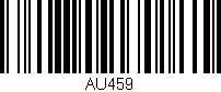 Código de barras (EAN, GTIN, SKU, ISBN): 'AU459'
