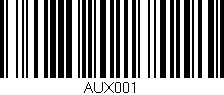 Código de barras (EAN, GTIN, SKU, ISBN): 'AUX001'