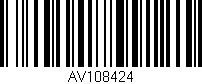 Código de barras (EAN, GTIN, SKU, ISBN): 'AV108424'