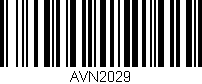 Código de barras (EAN, GTIN, SKU, ISBN): 'AVN2029'