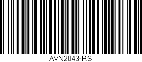 Código de barras (EAN, GTIN, SKU, ISBN): 'AVN2043-RS'