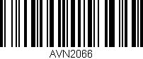 Código de barras (EAN, GTIN, SKU, ISBN): 'AVN2066'