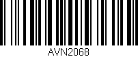 Código de barras (EAN, GTIN, SKU, ISBN): 'AVN2068'