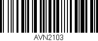 Código de barras (EAN, GTIN, SKU, ISBN): 'AVN2103'
