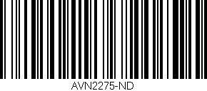 Código de barras (EAN, GTIN, SKU, ISBN): 'AVN2275-ND'