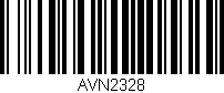 Código de barras (EAN, GTIN, SKU, ISBN): 'AVN2328'
