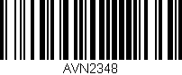 Código de barras (EAN, GTIN, SKU, ISBN): 'AVN2348'