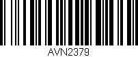 Código de barras (EAN, GTIN, SKU, ISBN): 'AVN2379'