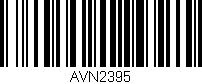 Código de barras (EAN, GTIN, SKU, ISBN): 'AVN2395'