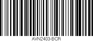 Código de barras (EAN, GTIN, SKU, ISBN): 'AVN2403-BCR'