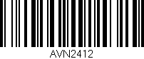 Código de barras (EAN, GTIN, SKU, ISBN): 'AVN2412'