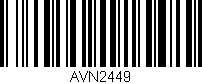 Código de barras (EAN, GTIN, SKU, ISBN): 'AVN2449'