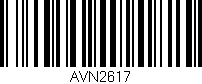 Código de barras (EAN, GTIN, SKU, ISBN): 'AVN2617'