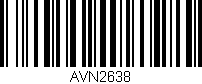 Código de barras (EAN, GTIN, SKU, ISBN): 'AVN2638'