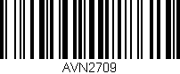 Código de barras (EAN, GTIN, SKU, ISBN): 'AVN2709'