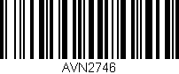 Código de barras (EAN, GTIN, SKU, ISBN): 'AVN2746'