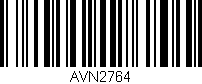 Código de barras (EAN, GTIN, SKU, ISBN): 'AVN2764'