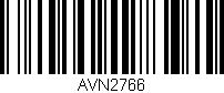 Código de barras (EAN, GTIN, SKU, ISBN): 'AVN2766'